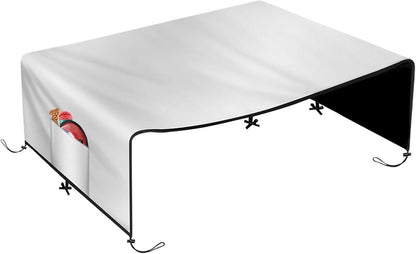 Dog Kennel Cover 210D – Oxford Pet Enclosure Sunshade, Tarp Crate Waterproof Patio, Picnic Outdoor Camping Backyard Beach | Patio Picnic Outdoor Camping Backyard Beach Park Family Gathering