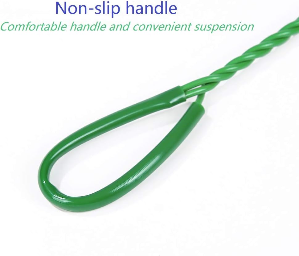 Laojbaba Aquarium Fishing Net Fish Tank Cleaning Tools Fine Mesh Net with Plastic Handle Green 8 Inch