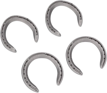 Horseshoe, 4pcs Aluminum Alloy Horse Shoes Horse Riding Equestrian Tools, for Horses That Have More Exercise or Work(13cm)