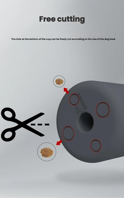 Slow Feeder Dog Bowl with Suction Base - Rocking Snuffle Mat for Quick to eat Pets, 4-Size Food Puzzle Feeder, Dishwasher Safe BPA-Free Silicone for Cats/Dogs