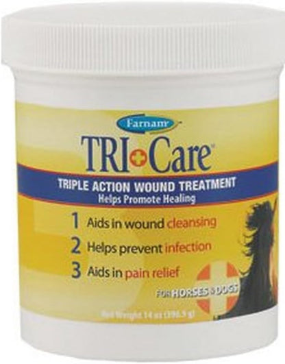 Farnam Triple Action Wound Treatment | For Horses, Ponies and Dogs | 14 oz