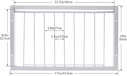 15.7in/40cm Pigeon Cage T-Trap Birdcage Iron Wire Trap Door for Racing Pigeon, 15.7in (40cm)
