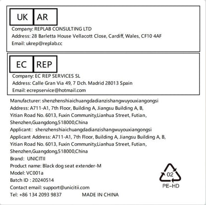 Car Seat Extender for Large Dogs, Back Seat Extender for Dogs up to 120 LBS Large Dog Extender with Storage Car Organizer Gap Filler for Front or Back Seat