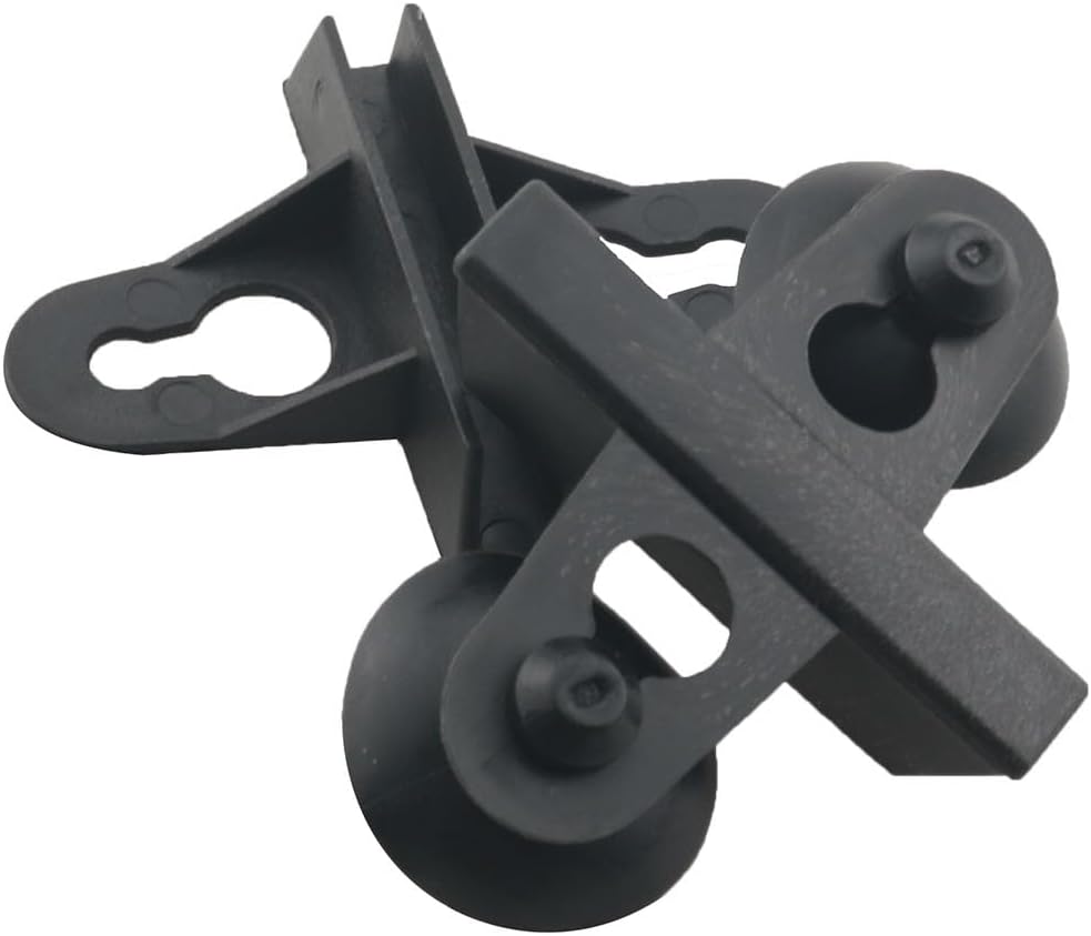 20PCS Black PVC Aquarium Divider Suction Cup Clamp Glass Fixing Clip Suitable for Separating Fish Tank and Supporting Plastic Mesh Panels