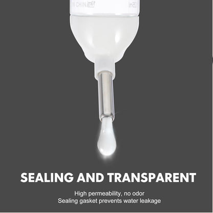 Totority Small Pet Water Bottles 4pcs 125ml Leakproof Roller Ball Drinkers for Hamsters and Puppies, Easy to Clean Nozzle, Secure Fixation, Ideal for Cages and Travel, Perfect for Small Pets