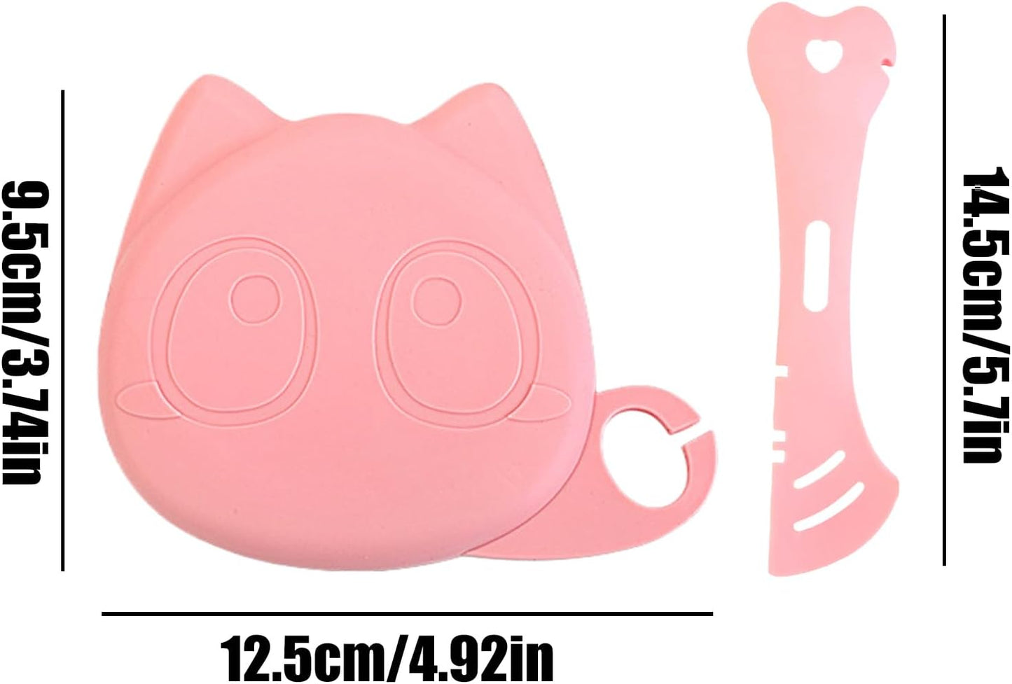 Lid and Spoon for Cat Food Jars | Lids for Cans and Spoons for Cats, Silicone Cover for Storage, and Scoop for Portioning Meals