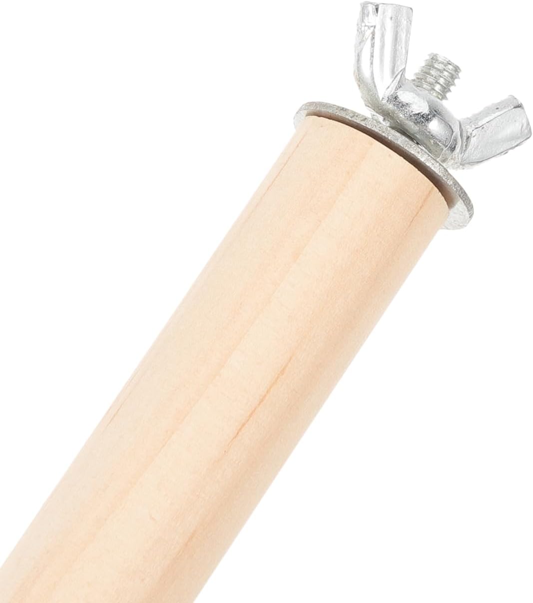 DECHOUS 5Pcs Wooden Bird Perches Parrot Stand Branches Natural Wood Pet Bird Cage Wooden Hanging Perch Platform Hammock Swing Toys Parakeet Cockatiel Stand Accessories