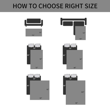 Waterproof and Anti-Slip Dog Bed Cover and Pet Blanket Sofa Pet Bed Mat ，car Incontinence Mattress Protectors Furniture Couch Cover for Most Cats Dogs, Pets（52x82-Ivory）