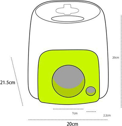 Automatic Dog Ball Launcher, Interactive Tennis Ball Thrower Rechargeable Dog Toy Mental Stimulation Training Game for Indoor Outdoor