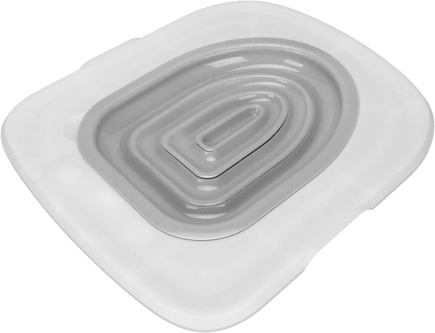 Cat Toilet Training Kit, Cat Toilet Trainer Kit for Teach Cat to Use Toilet, Cat Toilet Training System Universal Reusable Kitty Toilet Training Kit, Cat Toilet (Gray)