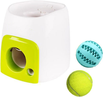 Dog Anxieties Relief Ball Launchers Treat Dispenser Toy Simple Operations for Various Portable Dog Toy