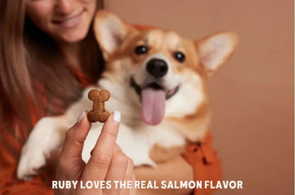 Hip & Joint Care Dog Supplement, Salmon Flavor Soft Chews with Glucosamine, Green Lipped Mussel, Fish Oil, Curcumin, Calcium Fructoborate – 30 Soft Chews3.5oz