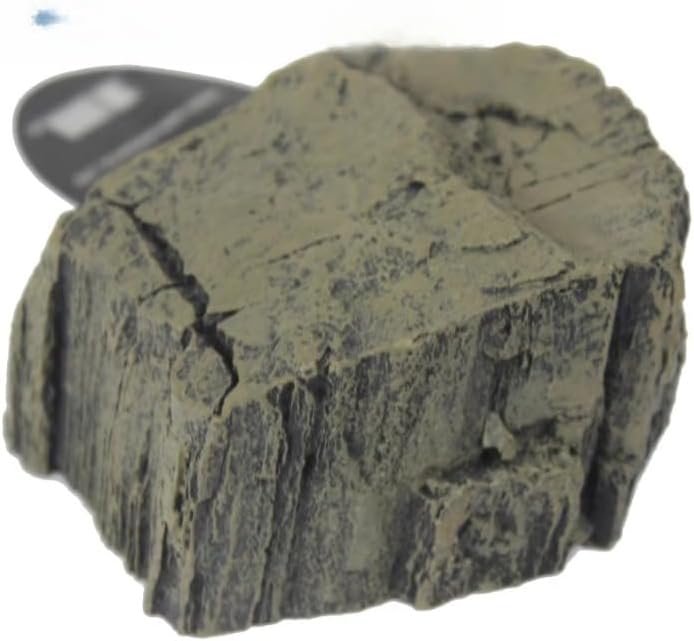 Resin Reptile Hiding Cave Shelter for Terrarium – Natural Landscape Rock Hideout for Snakes and Lizards, Durable Habitat Cover for Resting Support and Daily Terrarium Organization