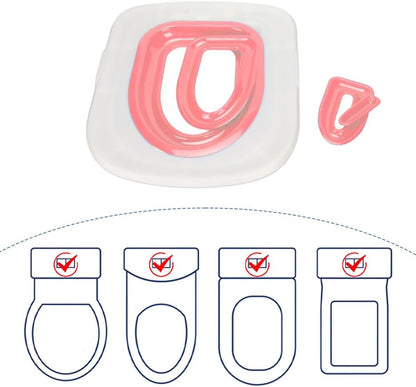 Cat Toilet Training Kit, Professional Universal Hygienic Pet Supply with Tray for Puppy Small Trainer Reusable Litter System Cleaning Kitty Potty Train to Use Cats Urinal Seat Tool Toilets