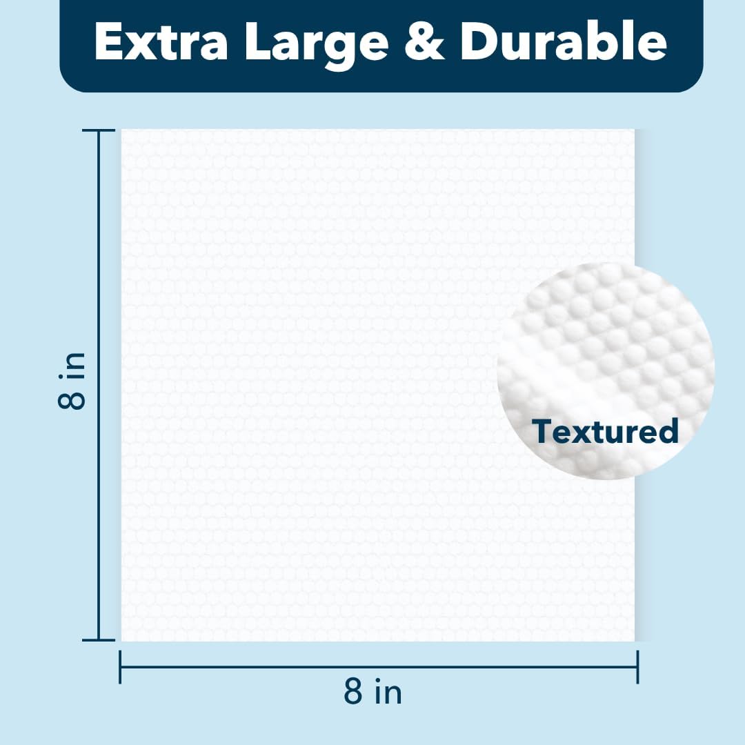 Dog-Wipes-for Paws and Butt - 8" x 8" Hypoallergenic, Hydrating Pet Grooming Wipes for Dogs Cats Cleaning Deodorizing (Lavender, 100 Count)