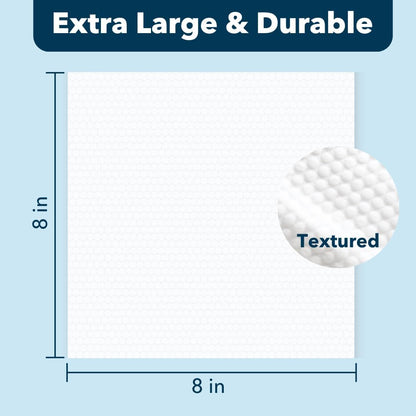 Dog-Wipes-for Paws and Butt - 8" x 8" Hypoallergenic, Hydrating Pet Grooming Wipes for Dogs Cats Cleaning Deodorizing (Lavender, 100 Count)