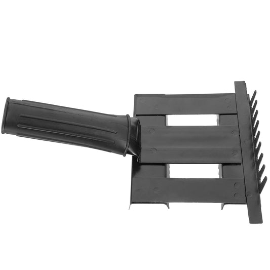 Horse Grooming Brush and Livestock Fur Scraper Metal Itch-Relief Comb Thickened Black for Animal Hair Cleaning and Pet Horse Care