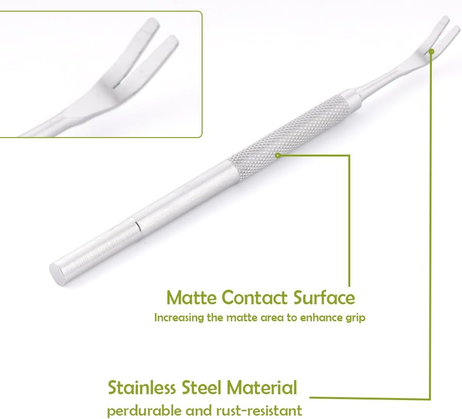 10 Pcs Pet Tick Remover Tool, Stainless Steel Tick Remover Tick Plastics Remover for Cats and Dogs, Pet Tools, Silver, Green