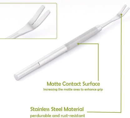 10 Pcs Pet Tick Remover Tool, Stainless Steel Tick Remover Tick Plastics Remover for Cats and Dogs, Pet Tools, Silver, Green