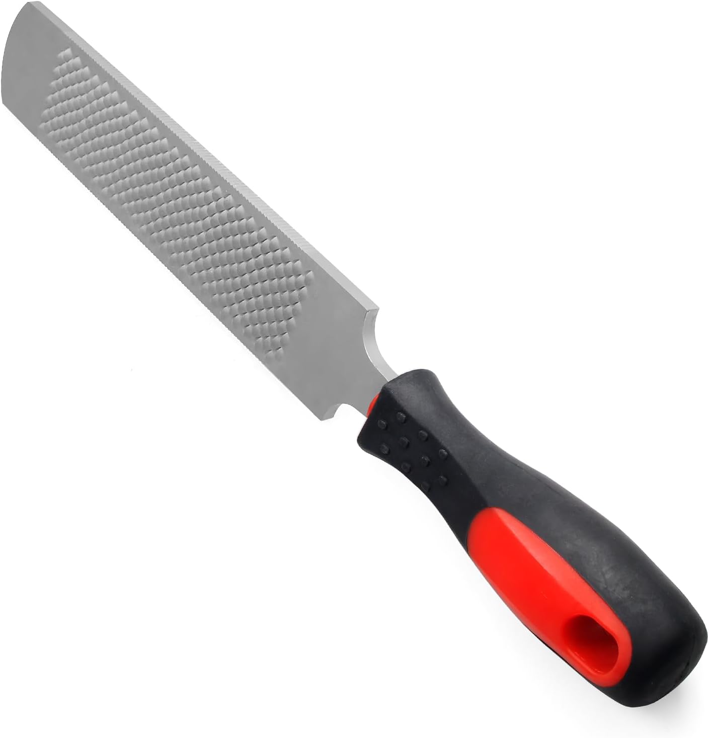 12 Inch Hoof Rasp, Carbon Steel Farrier File Tool, Trimming Tool Horse Rasp with Handle, Suitable for Horse Donkey Cow Goat Animal Hooves