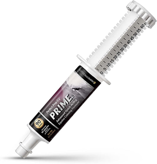 Perfect Prep EQ Prime Horse Calming Paste, Show Safe, Works Within 90 Mins and Lasts 6+ Hours, 60cc