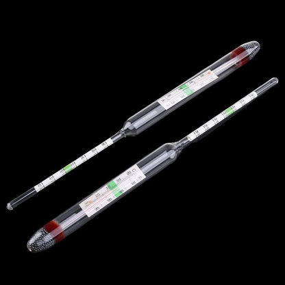 Glass Aquarium Hydrometer with Built-in Thermometer Marine Floating Salt Water Salinity Tester 1.000-1.060 7.87in