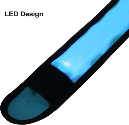 Horse Straps - Reflective Ankle Bands for Riding Safety | 4 Piece LED Horse Leg Wraps with Adjustable Fit, High Visibility & Comfortable Design for Night Riding, Parades, Farm Work, Ranch