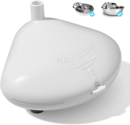 Pet Fountain Filter Housing Replacement, Compatible with Stainless Steel Pet Water Fountains, Universal Filter Accessory for Dogs & Cats, Easy-Clean, Durable & Rust-Resistant (Fits L Filters)