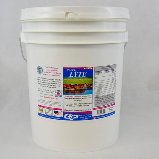 SU-PER Lyte Horse Electrolyte Supplement - Helps Maintain Normal Body Fluid Levels - Performance Horse Minerals & Electrolytes Replacement - 50 Pound, 13 Month Supply