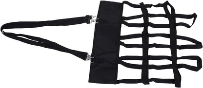 Pssopp Horse Stall Box Fan Holder, Stall & Muck Supplies Strength Safe Hanging Fan Bag for Horse Stable Riding Arenas Ranch Box Holder, Adjustable High Hanging Web