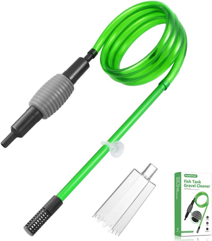 POPETPOP Aquarium Water Change, Fish Tank Vacuum Siphon Vacuum Cleaner for Gravel and Sand, Aquarium Manually Vacuum Gravel Cleaner