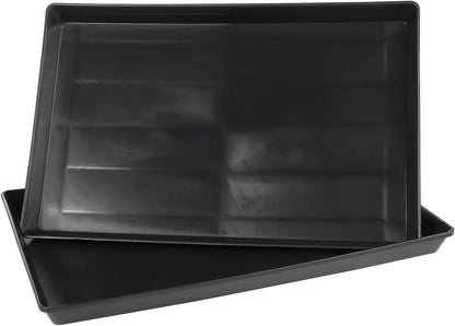 Garneck 2Pcs Plastic Dog Crate Tray Replacement - Durable Bottom Tray for Dog Kennels - Rabbit Cages and Small Pets 41x27cm Size Easy for Pet Training and Preventing