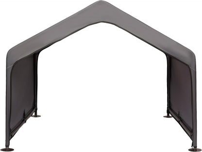 Dog Tent Outdoor, Extra Large Dog House Outside, Big Dog Shade Shelter Waterproof Weatherproof Doghouse Canopy with Ground Nails, Sun Rain Cover for Pet Cat Livestock, 4'x 4'x 3.3', Gray