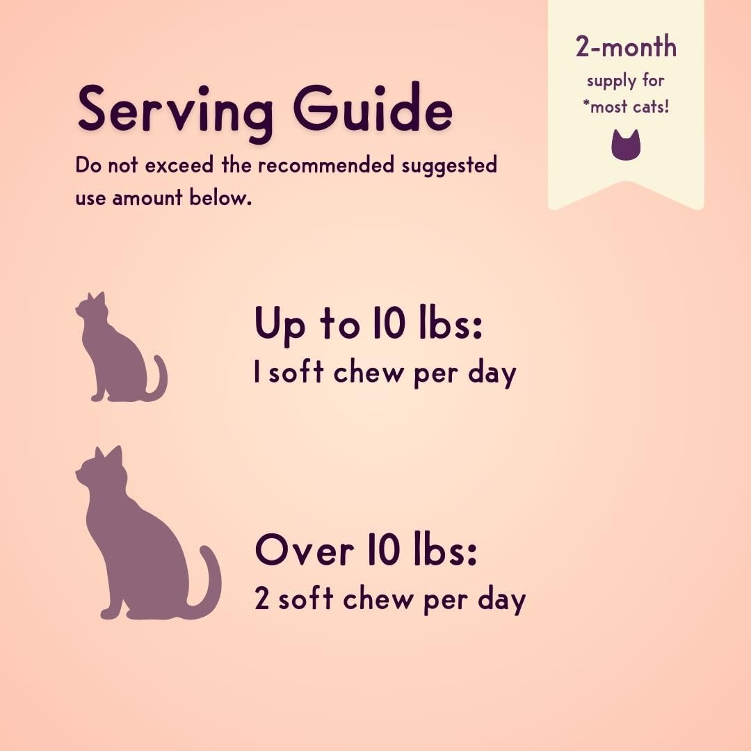 Feline Biome: Premium Cat & Kitten Probiotic – Gut Health, Diarrhea Relief & Immune Support – Natural & Organic Ingredients – 60 Soft Chews with Real Chicken and Chicken Liver