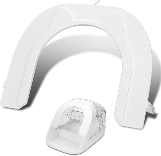 Front Cover for Automatic Micro Chip Pet Feeder, Prevent Pets Competing for Food in Multiple Pets Home, Avoid Food Stealing from Other Cats and Dogs, Precise Diet Control of Each Pet