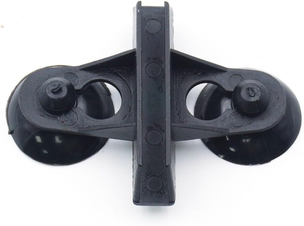 LINLAN Aquarium 10 Pieces Divider Suction Cup Clips, Glass Fixing Clips, Plastic Mesh Board Isolation Holders for Fish Tank (White-Translucent)