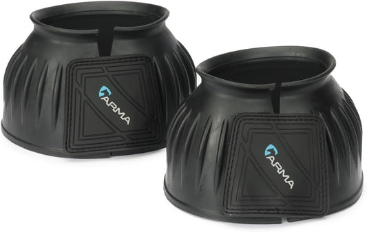 Shires Arma Overreach Bell Boots: Protect Your Horse's Hooves in Style Baby Blue/Pony