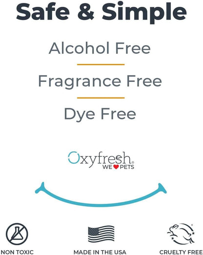 Oxyfresh Premium Pet Dental Care Solution Pet Water Additive: Best Way to Eliminate Bad Dog Breath and Cat Bad Breath - Fights Tartar & Plaque - So Easy, Just Add to Water! Vet Recommended 16 oz.