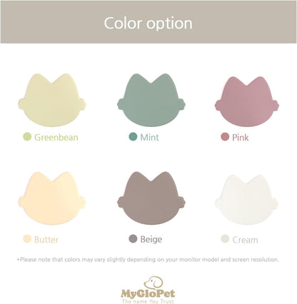 Platinum Silicone MoaCat Bowl Cover, Wellbeing Pet Bowl Premium Odorless BPA-Free Food-Grade Microwave Dishwasher Safe Sensitive Stomach Eco-Friendly Travel Bowl (Pink)