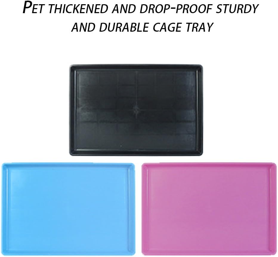 Plastic Bottom for Pet Cages Crates Replacement Tray Dog Crate Avoid Water or Spilling Out Dishwasher Safe Pink 22.8" LX19.3 WX1.0 H