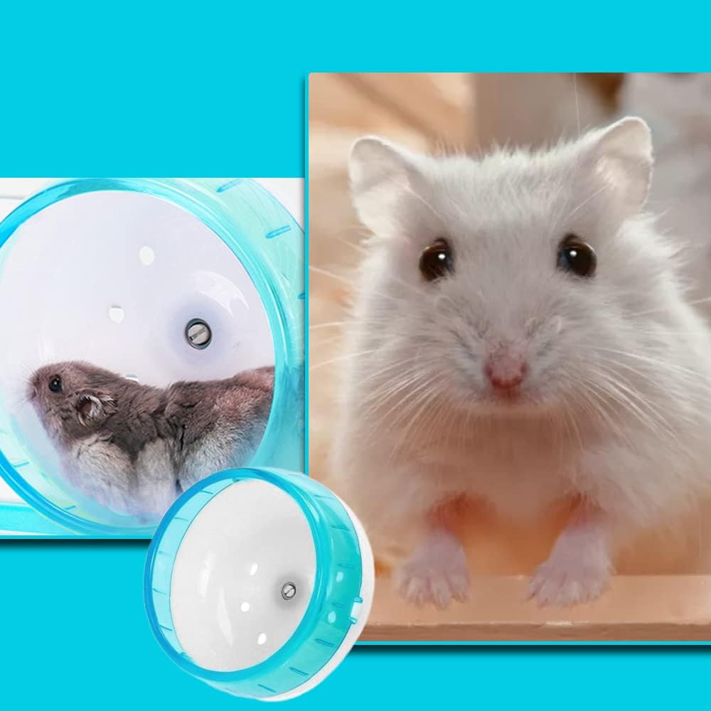 Silent Wheel Small Non-Slip Pets Running Sports Exercise Wheel for Small Animal Hamster 4.7In Diameter