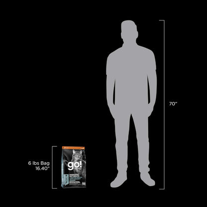 Go! Solutions Digestion + Gut Health, Dry Cat Food, Chicken Recipe with Ancient Grains, 6 lb Bag