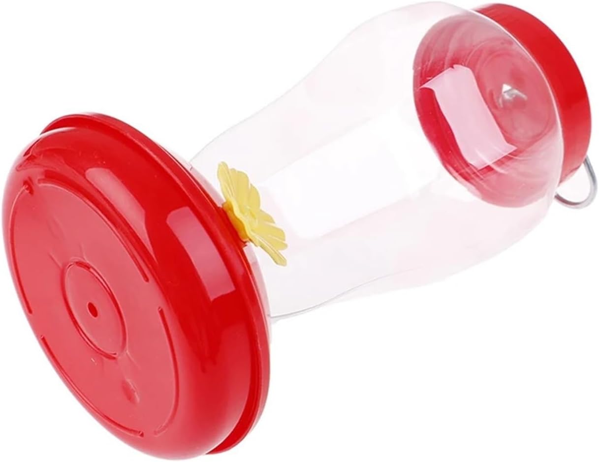 Bird Feeder, Plastics Bird Water Feeder Bottle Hanging Hummingbird Garden Outdoor Plastic Flower Iron Hook Pet Supplies,for Garden(3)