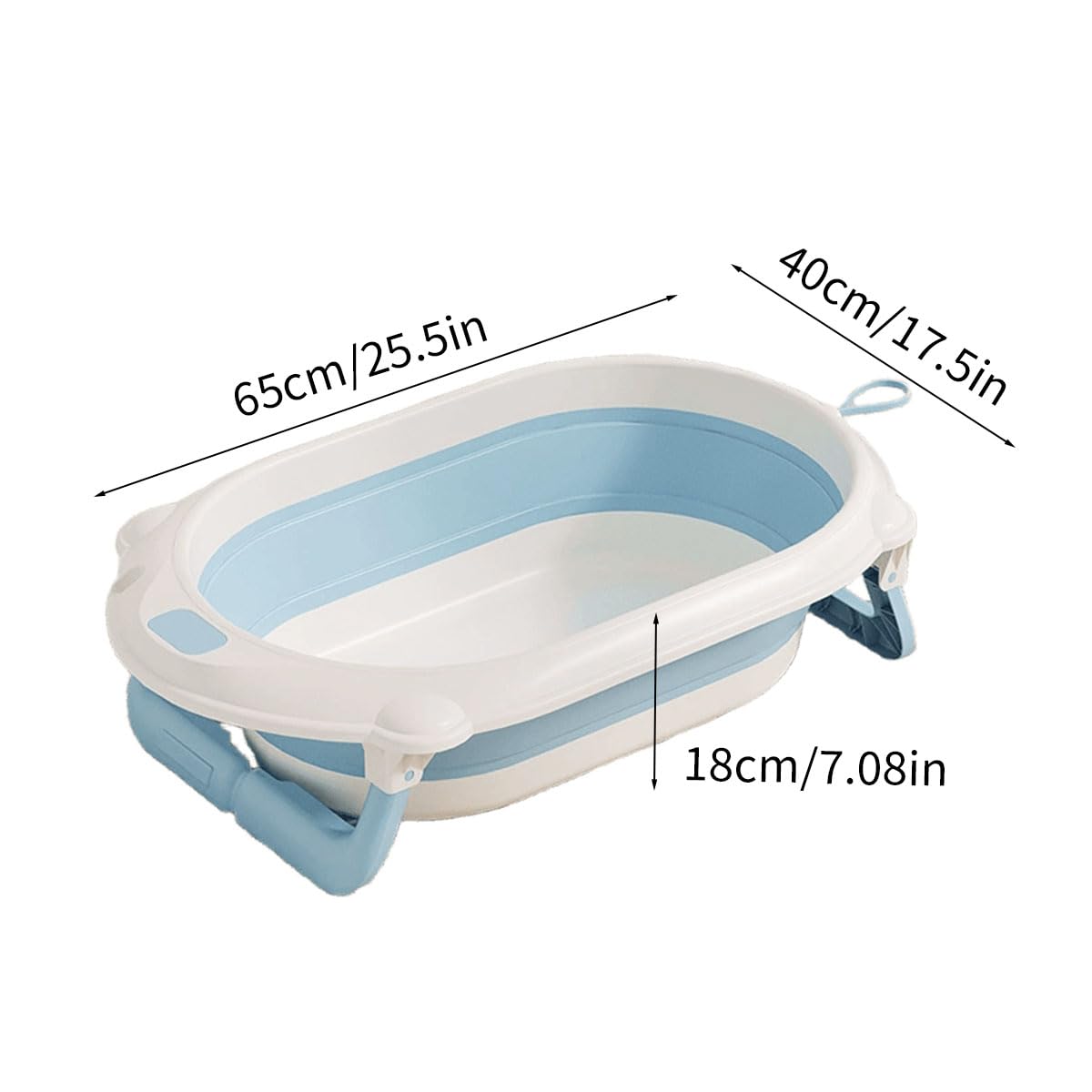 Folding pet Bathtub - - Easy to Store pet Bathtub - Sensitive Plug Water Temperature