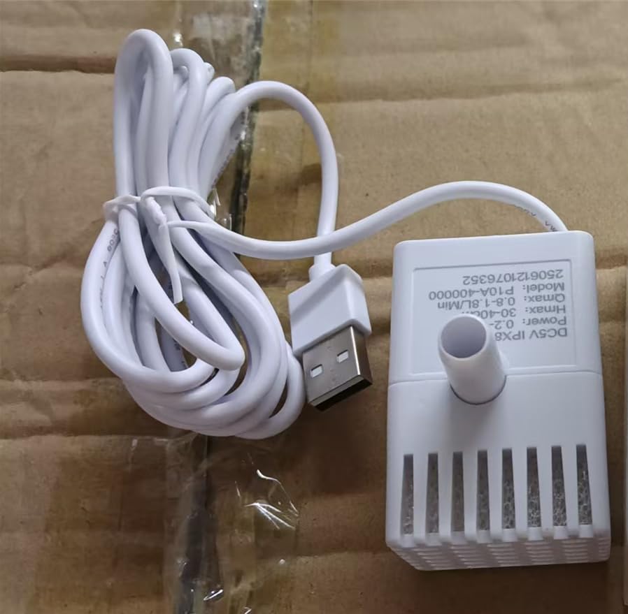 Dog Water Fountain for Large Dogs- 270oz/8L Stainless Steel Dog Water Bowl Dispenser(Replacement Pump)