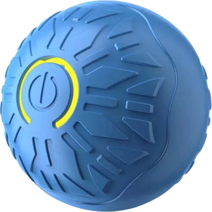 Pet Toy Ball, Interactive Cat Ball, Self-Playing Entertainment Device for Dogs & Cats, Pet Supplies, Cat Toys. (Blue, Fragment Style)