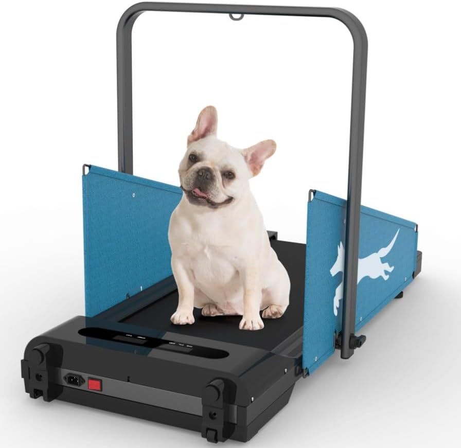 Dog Treadmill for Small Dogs,1.5HP Folding Dog Running Machine,Small Dog Treadmill, Dog Pacer Training Pad,220lbs