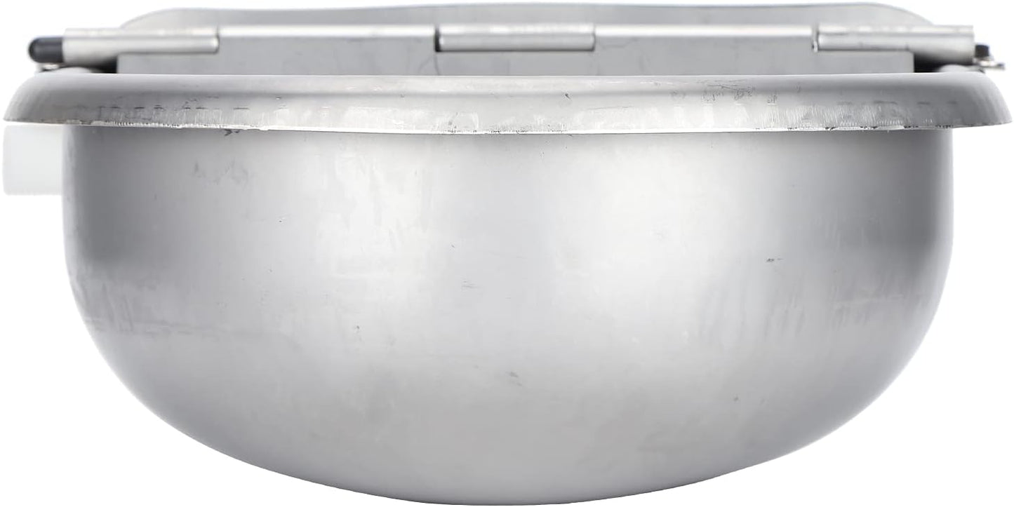 Acouto Automatic Water Bowl Horses Stainless Water Trough Bowl Automatic Drinking Horses Goats Sheep Cattle Livestock Waterer & Watering Equipment