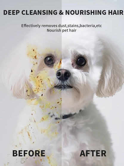 20 PCS Pet Glove Wipe, Cleaning Glove for Dog and Cat, Fur Face, Ear, Eye, Paws Cleaning Wipes, Pet Wash Free Gloves, Cleaning Grooming Wipes for Daily Care and Traveling, No Rinse, Gentle, Thickened