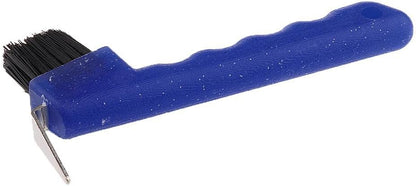 Hoof Pick with Brush Horse Grooming Equipment, Blue